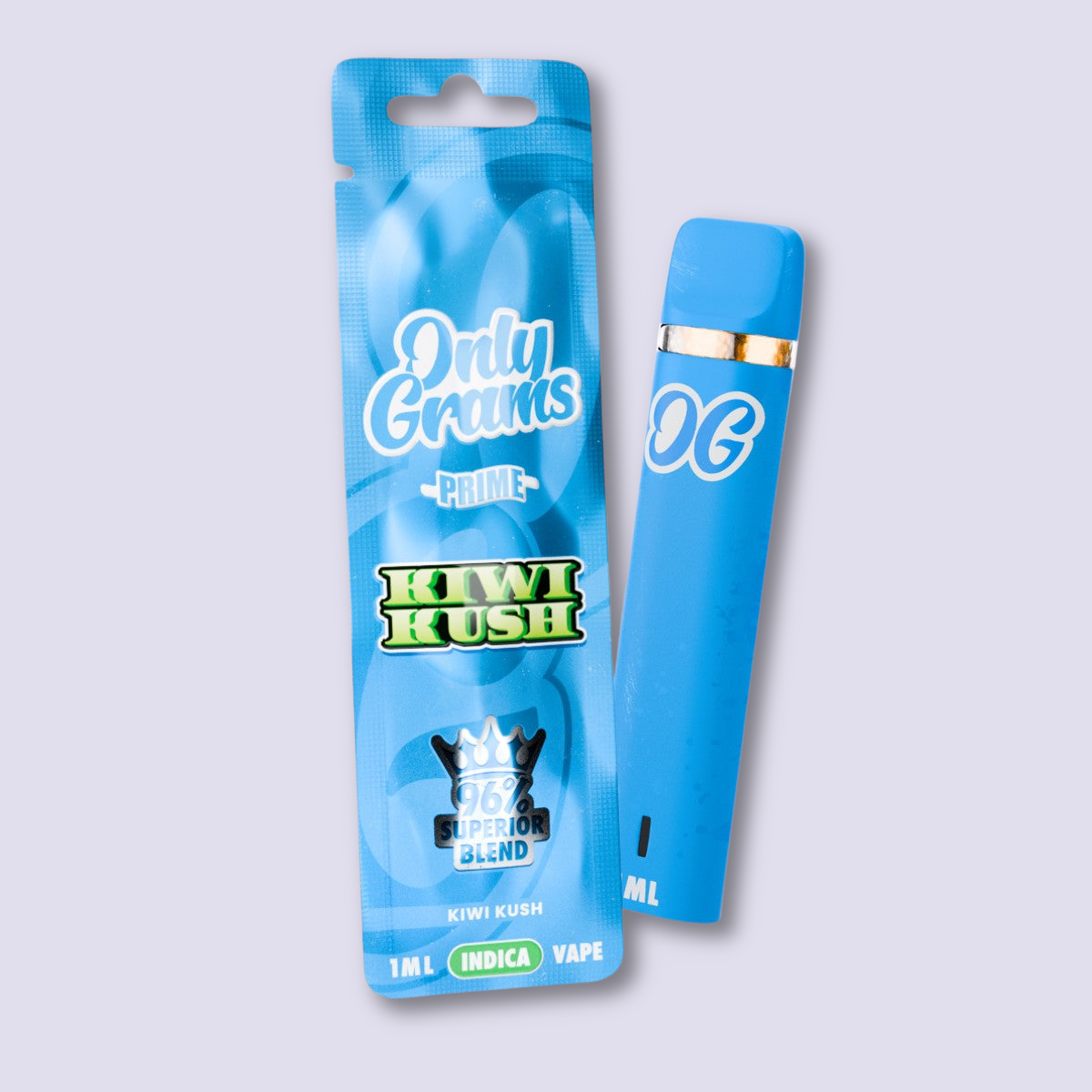 Only Grams Superior Vape Pen 96% - Kiwi Kush