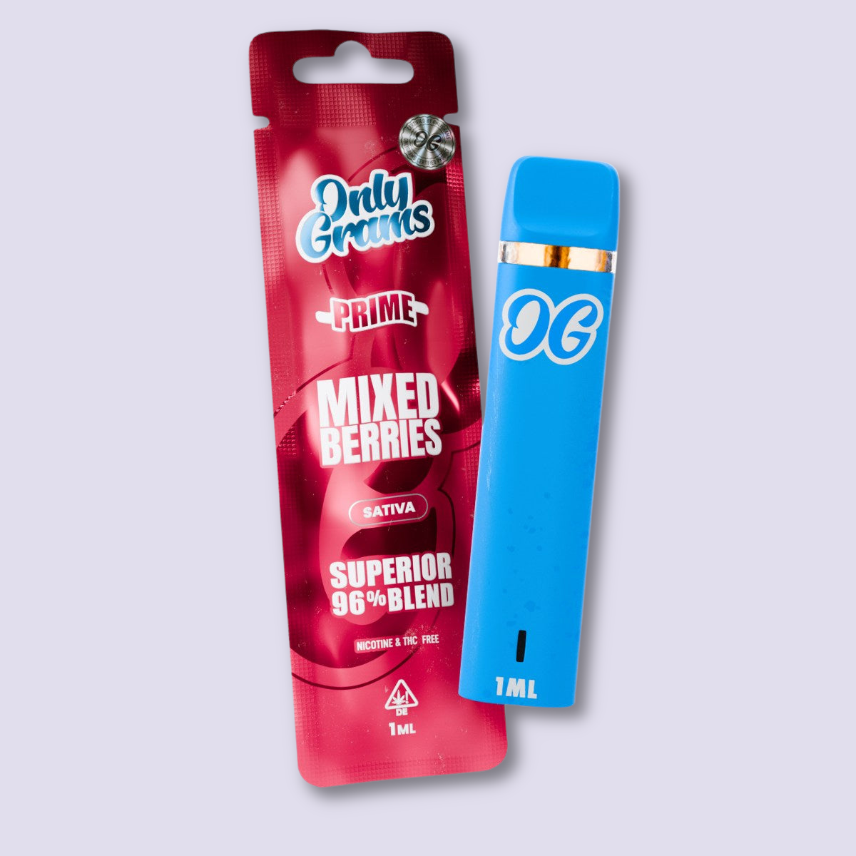 OnlyGrams Superior Vape Pen 96 % - Blandade bär - HHC VAPES