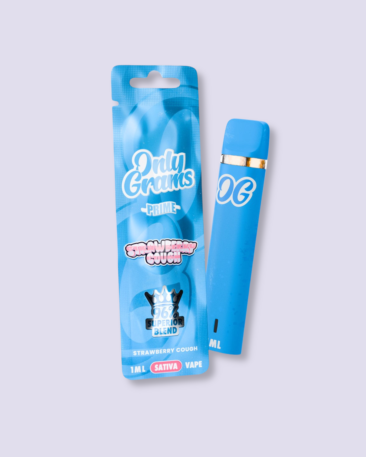 Only Grams Superior Vape Pen 96% - Strawberry Cough