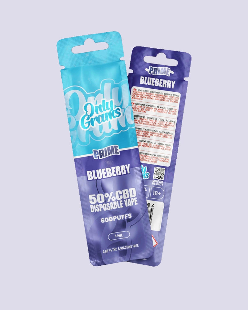 OnlyGrams CBD Vape Pen 50% - Blueberry - HHC VAPES