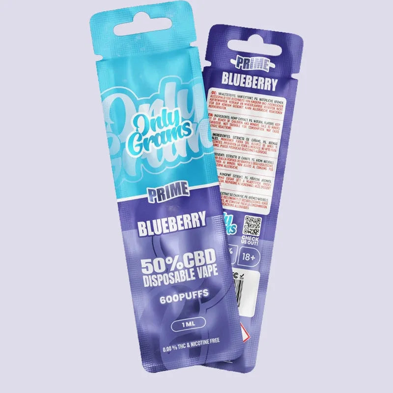 OnlyGrams CBD Vape Pen 50% - Blåbär - HHC VAPES