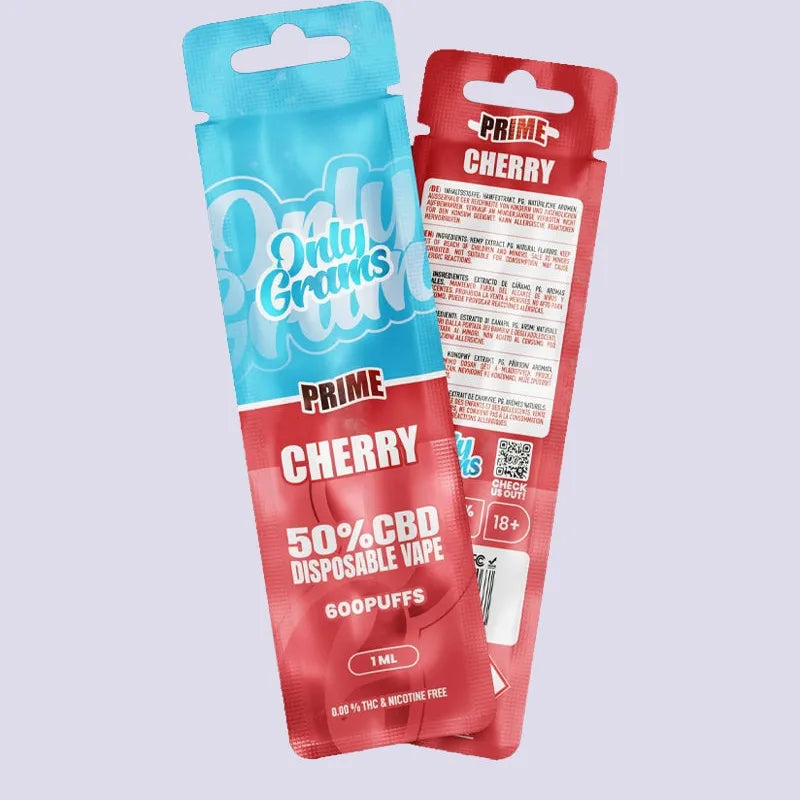 OnlyGrams CBD Vape Pen 50 % - Körsbär - HHC VAPES
