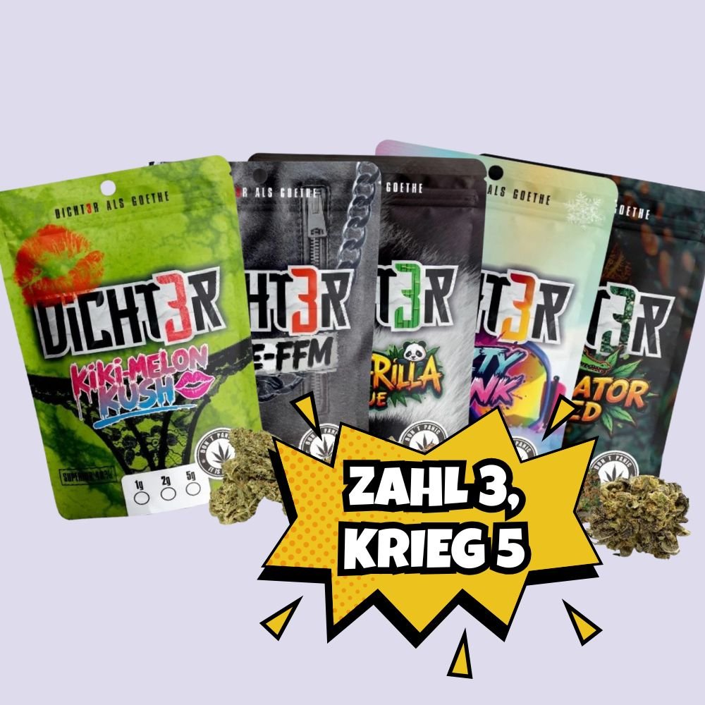 5 für 3 DICHT3R - 40% Superior Blüten 2g Bundle
