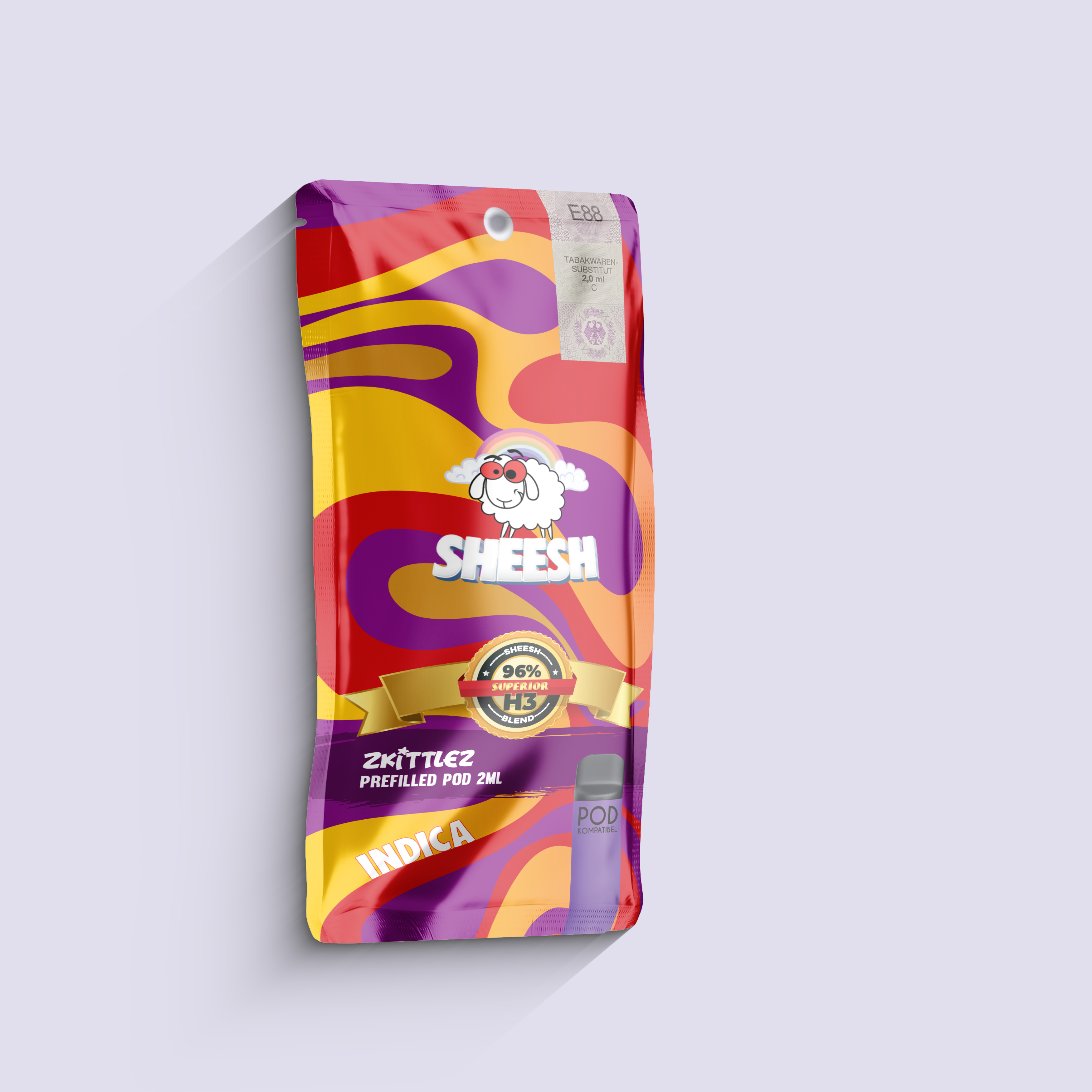 SHEESH - 96% H2 Superior Pod 2ml - Zkittlez