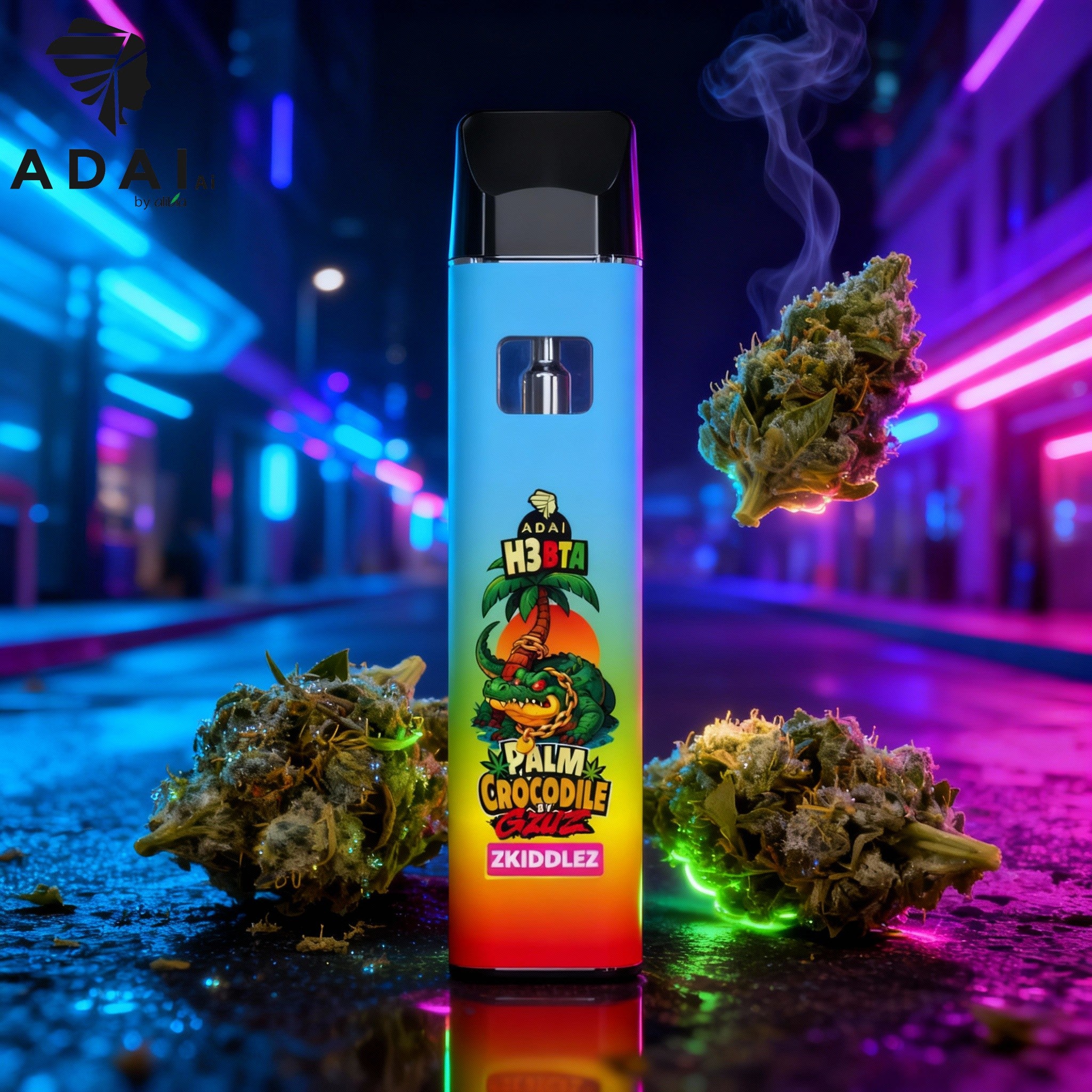 Palm Crocodile By Gzuz - H3BTA - Zkiddlez 1ml