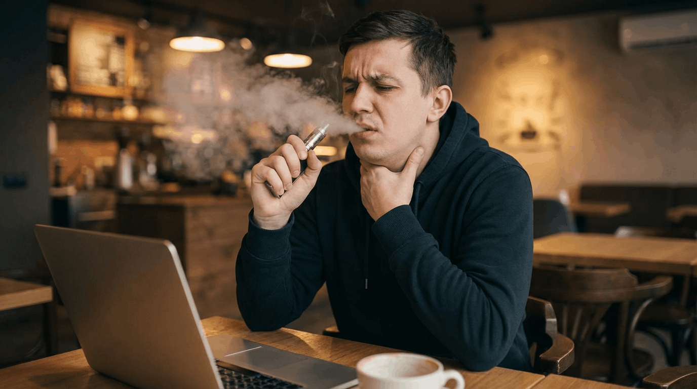 Vape kratzt im Hals Ursachen & Tipps