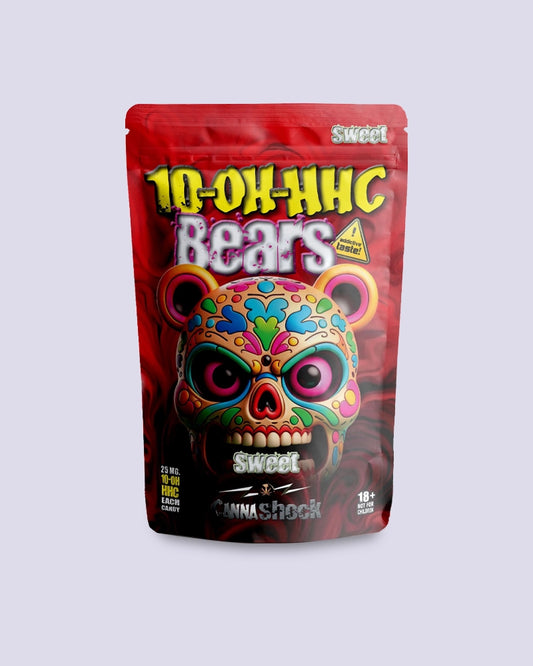 CannaShock Kratom vonné želé 4 kusy - Jahoda 