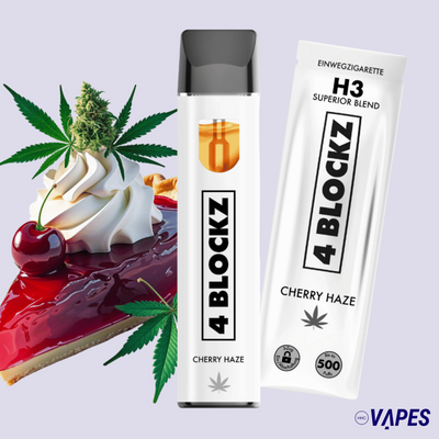 4 Blockz H3 Vape Pen - Cherry Haze HHC VAPES