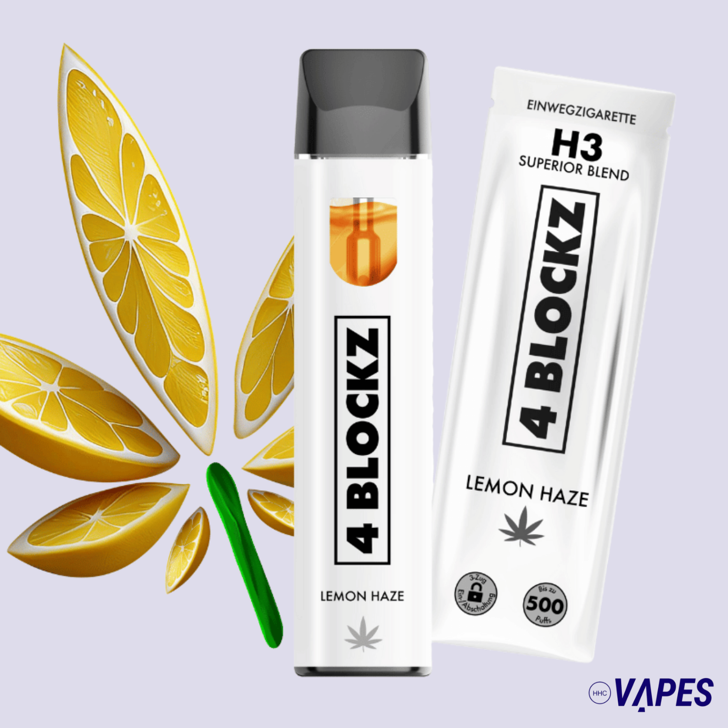 4 Blockz H3 Vape Pen - Lemon Haze HHC VAPES