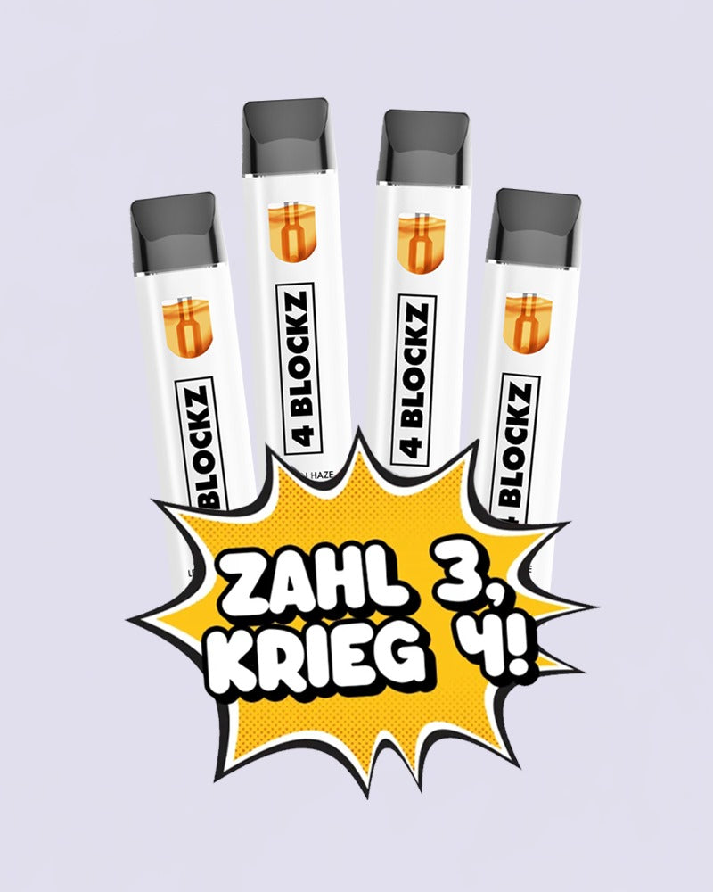 4 für 3 4Blockz H3 Vape Bundle HHCVapes