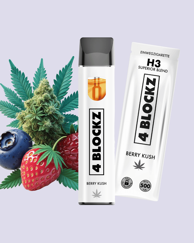 4 Blockz H3 Vape Pen - Berry Kush HHCVapes