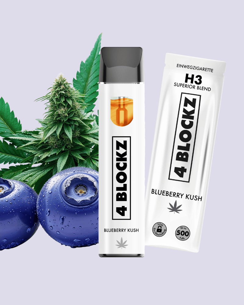 4 Blockz H3 Vape Pen - Blueberry Kush HHCVapes