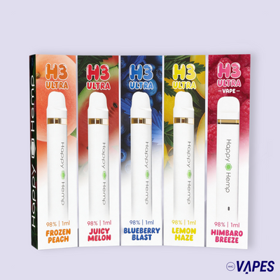 5 für 4 Happy Hemp H3 Ultra Vape Bundle HHC VAPES