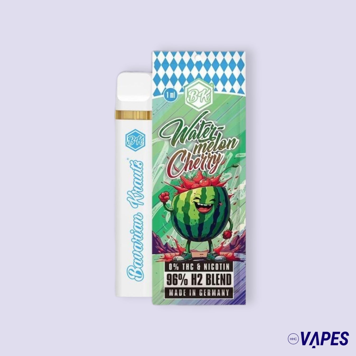 BK Vapes H2 96 % - Watermelon Cherry 1 ml HHC Vapy