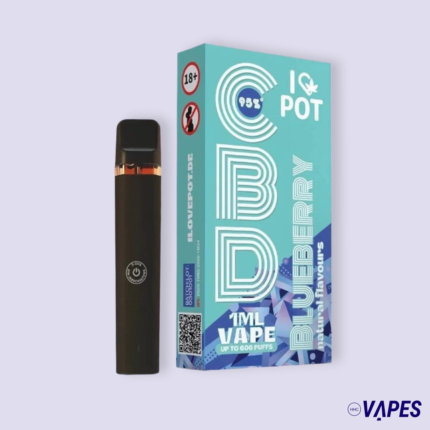 CBD Vape Pen 95% - Blueberry HHC VAPES