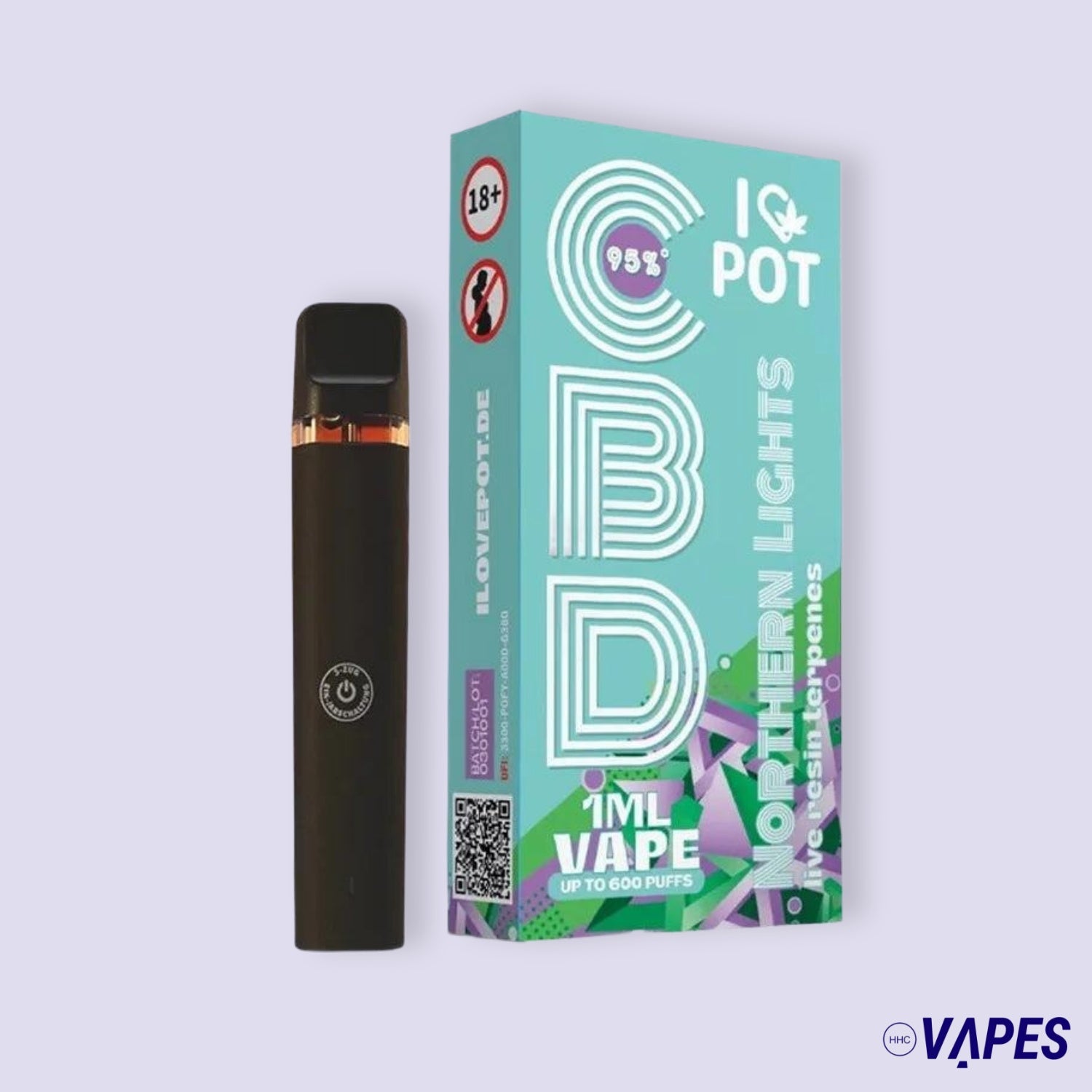 CBD Vape Pen 95% - Northern Lights HHC VAPES