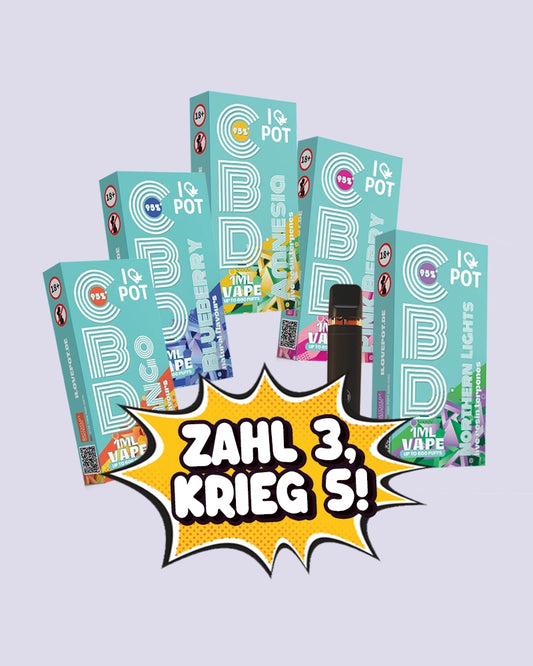 5 für 3 CBD Vape Bundle