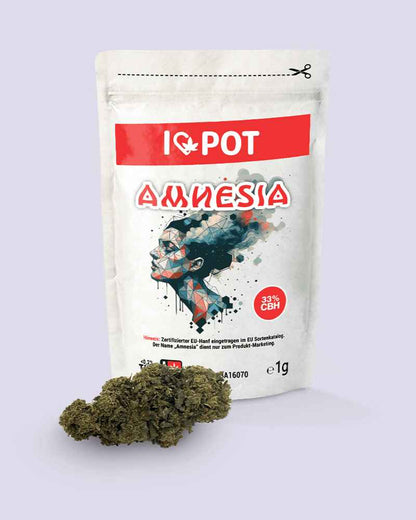 I Love Pot CBH Blüte - Amnesia 33%