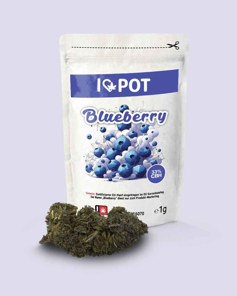 I Love Pot CBH Blüte - Blueberry Yum Yum 33%