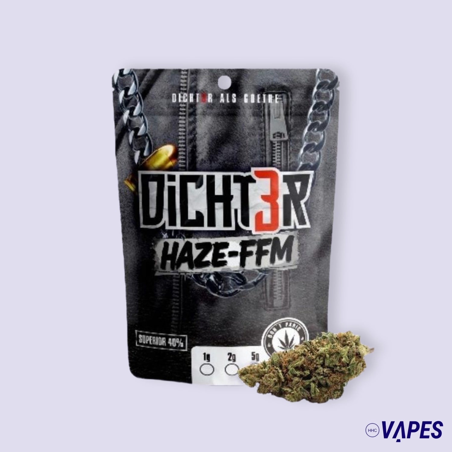 DICHT3R - 40% Superior Blüten - Haze-FFM HHC VAPES