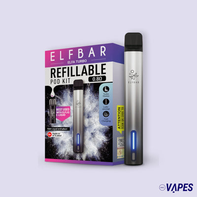 Elfa Turbo E-cigarett Set aurora-svart HHC VAPES