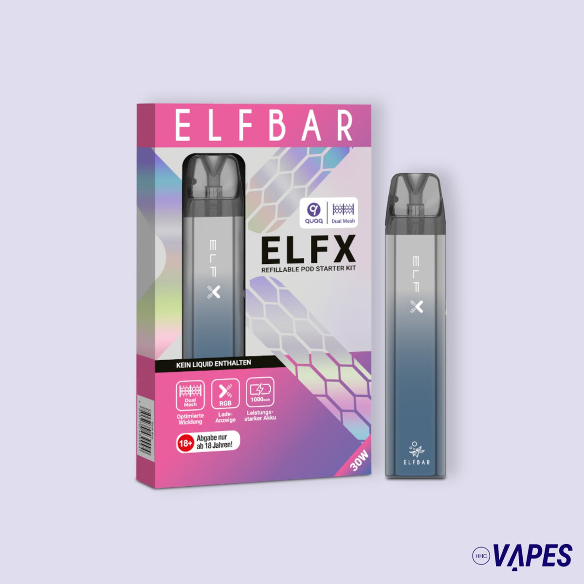 elfbar elfa master akku Ezee Go+ Menthol Nikotinfrei main image 1