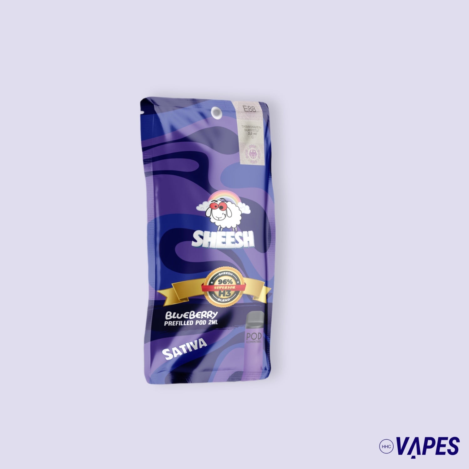 SHEESH - 96% H2 Superior Pod 2ml - Blueberry