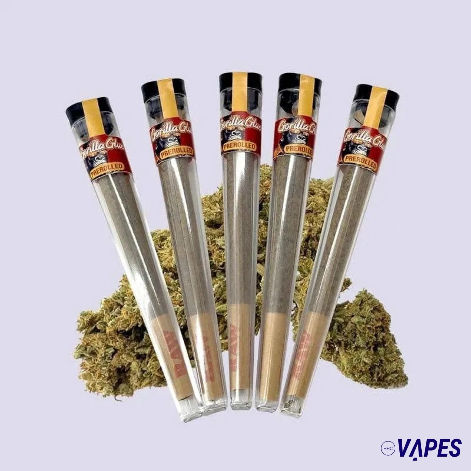 HHZ Pre-Roll Bundle - Gorilla Glue mit 5 Stk HHC VAPES