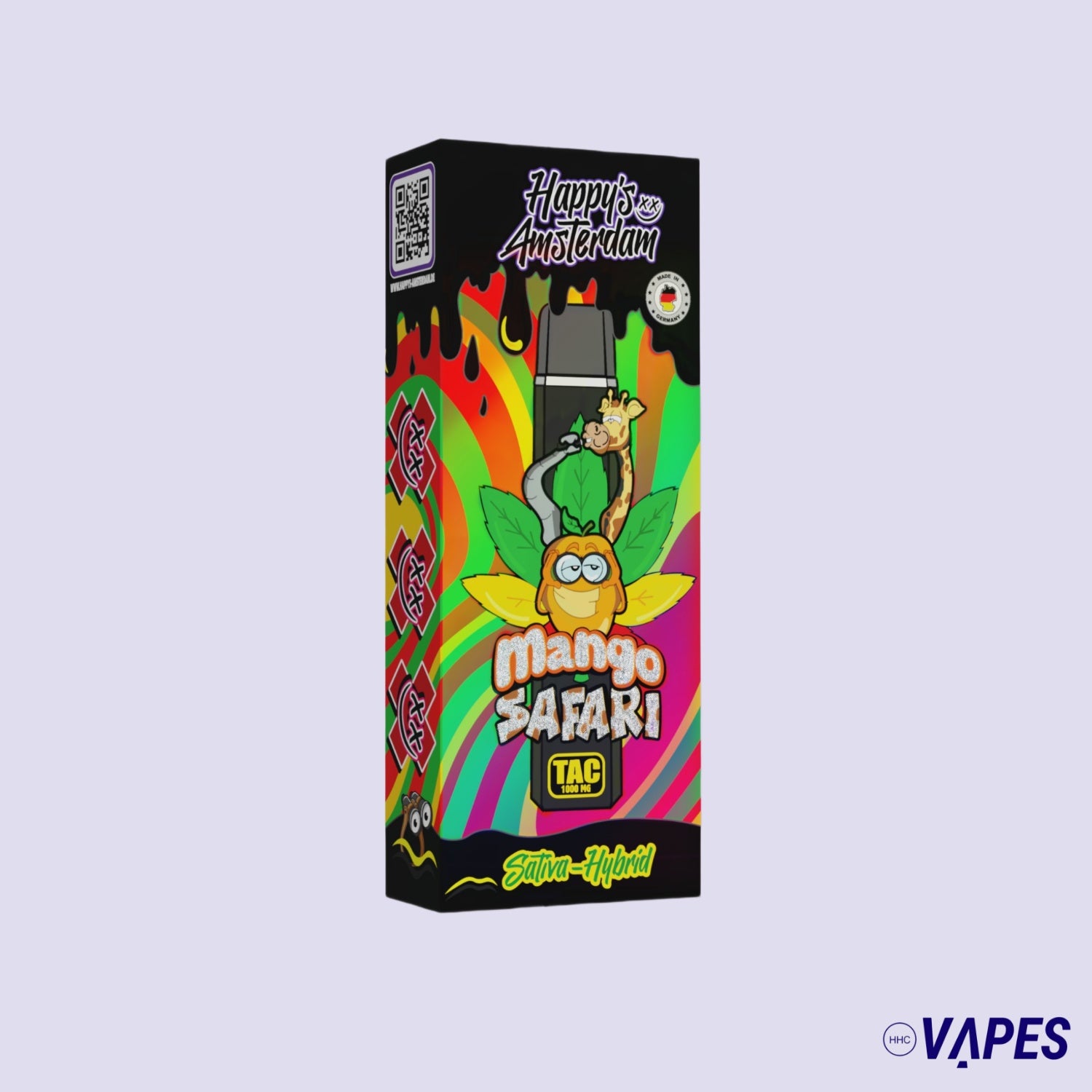 Happy‘s Amsterdam TAC Vape - Mango Safari HHC VAPES