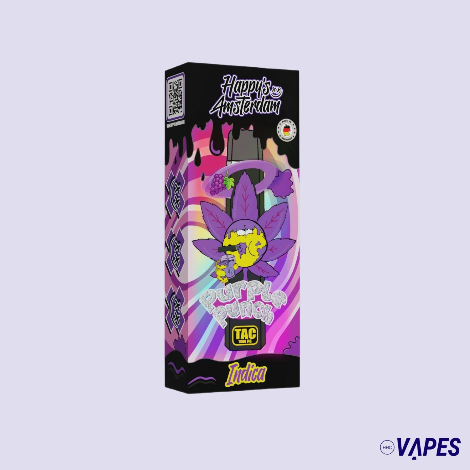 Happy's Amsterdam TAC Vape - Purple Punch HHC Vapes