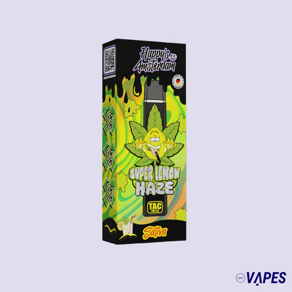 Happy's Amsterdam TAC Vape Super Lemon Haze | Fresh & Happy's Amsterdam TAC Vape Super Lemon Haze | Fresh &