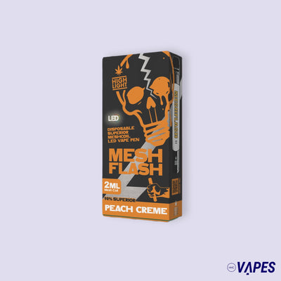 Highlight-Meshflash H2 Superior Peach Creme 2ml HHC VAPES