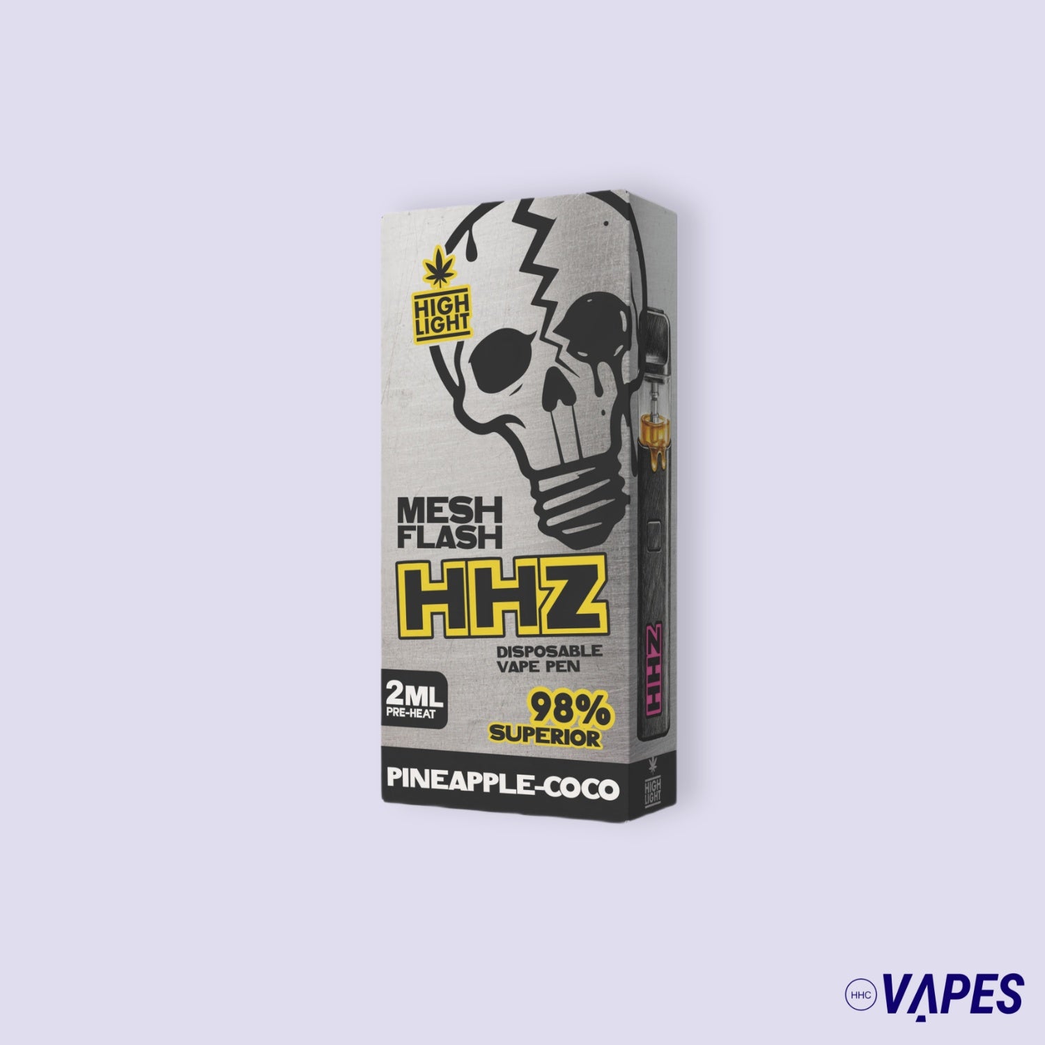 Highlight Meshflash HHZ Pineapple-Coco 2 ml HHC VAPE