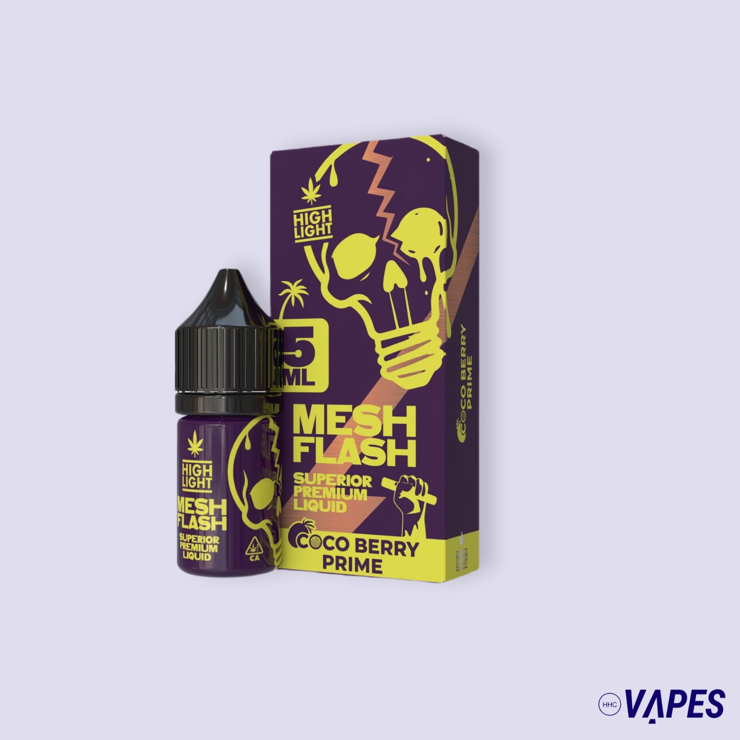 Highlight-Meshflash Liquid - Coco Berry Prime 5ml HHC VAPES