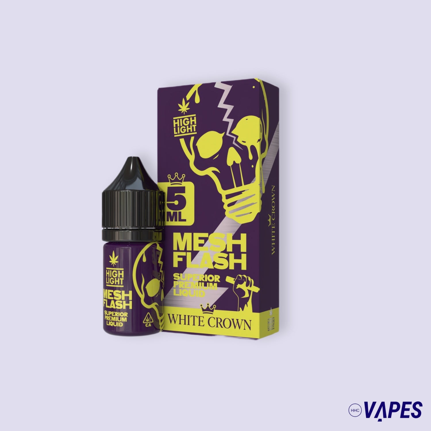 Highlight-Meshflash Liquid - White Crown 5ml HHC VAPES