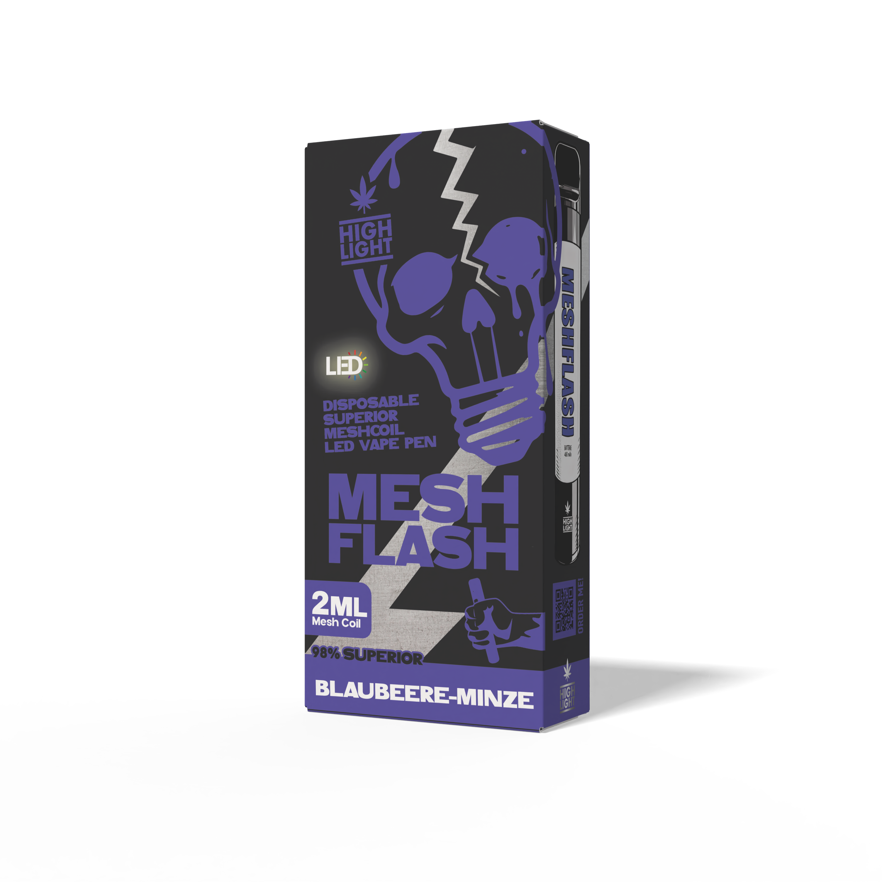 Highlight-Meshflash H2 Superior Blueberry-Mint 2ml