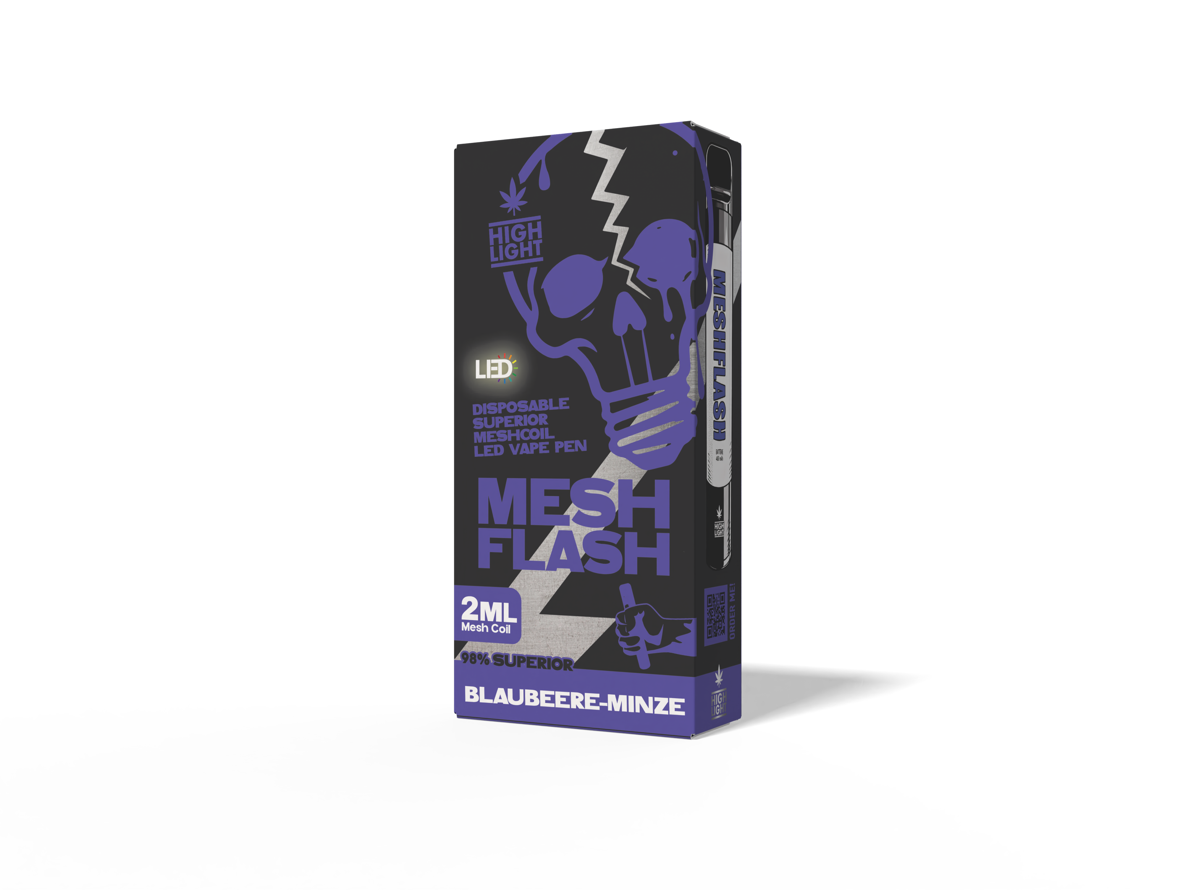 Highlight-Meshflash H2 Superior Blaubeere-Minze 2ml
