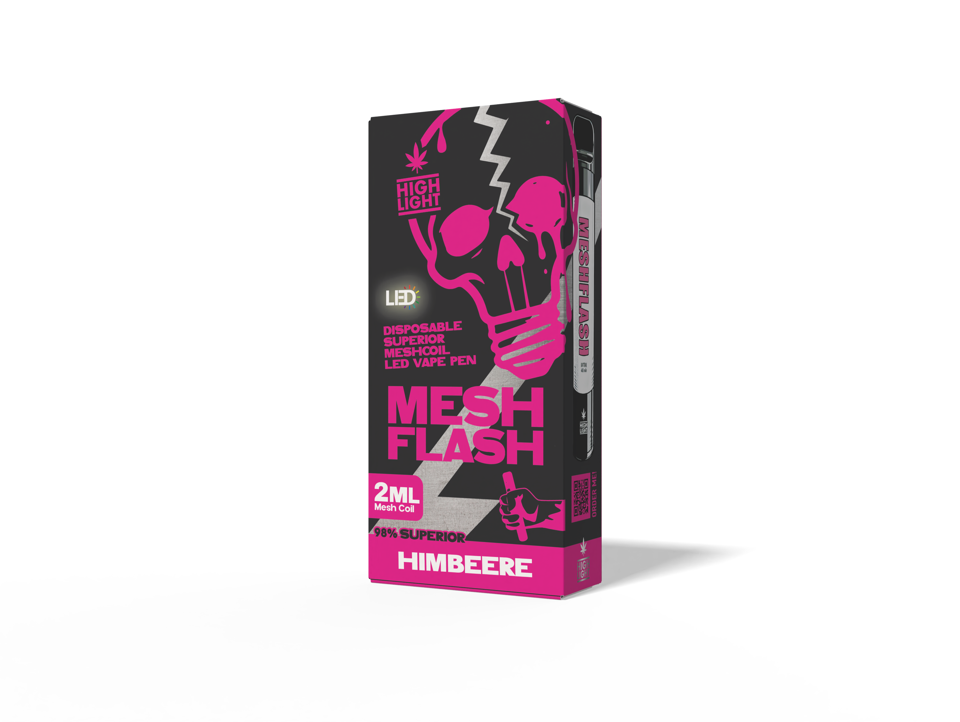 Highlight-Meshflash H2 Superior Himbeere 2ml