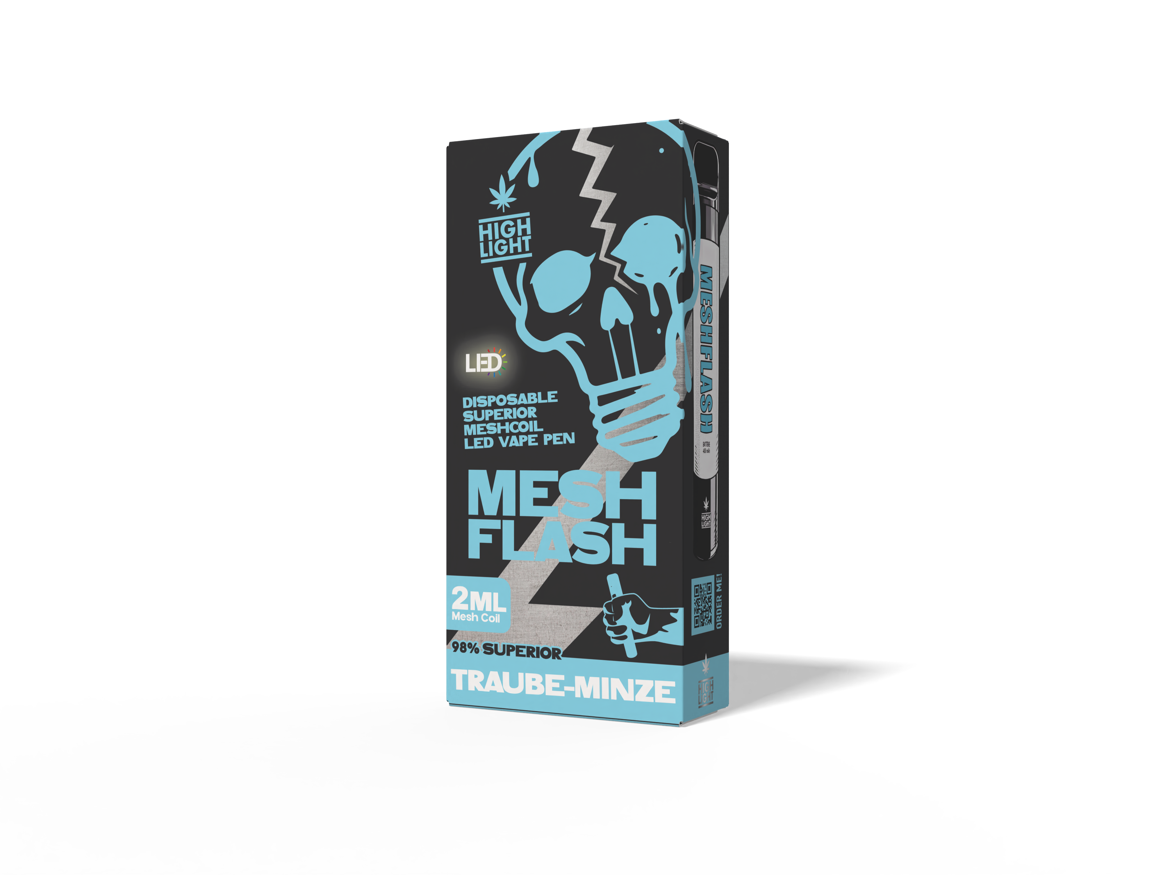 Highlight-Meshflash H2 Superior Traube-Minze 2ml