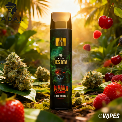 JUMANJI VAPE - H3BTA - Red Runtz (Red Fruits) HHC VAPES