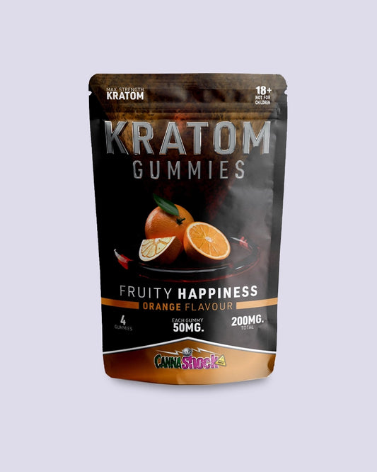 CannaShock Kratom Duftgummy 4 Stück - Orange