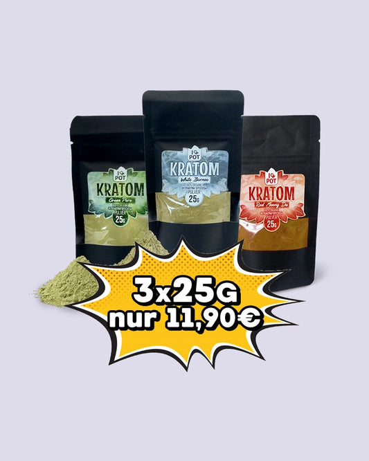 ILP Kratompulver Bundle - 3 mal 25g