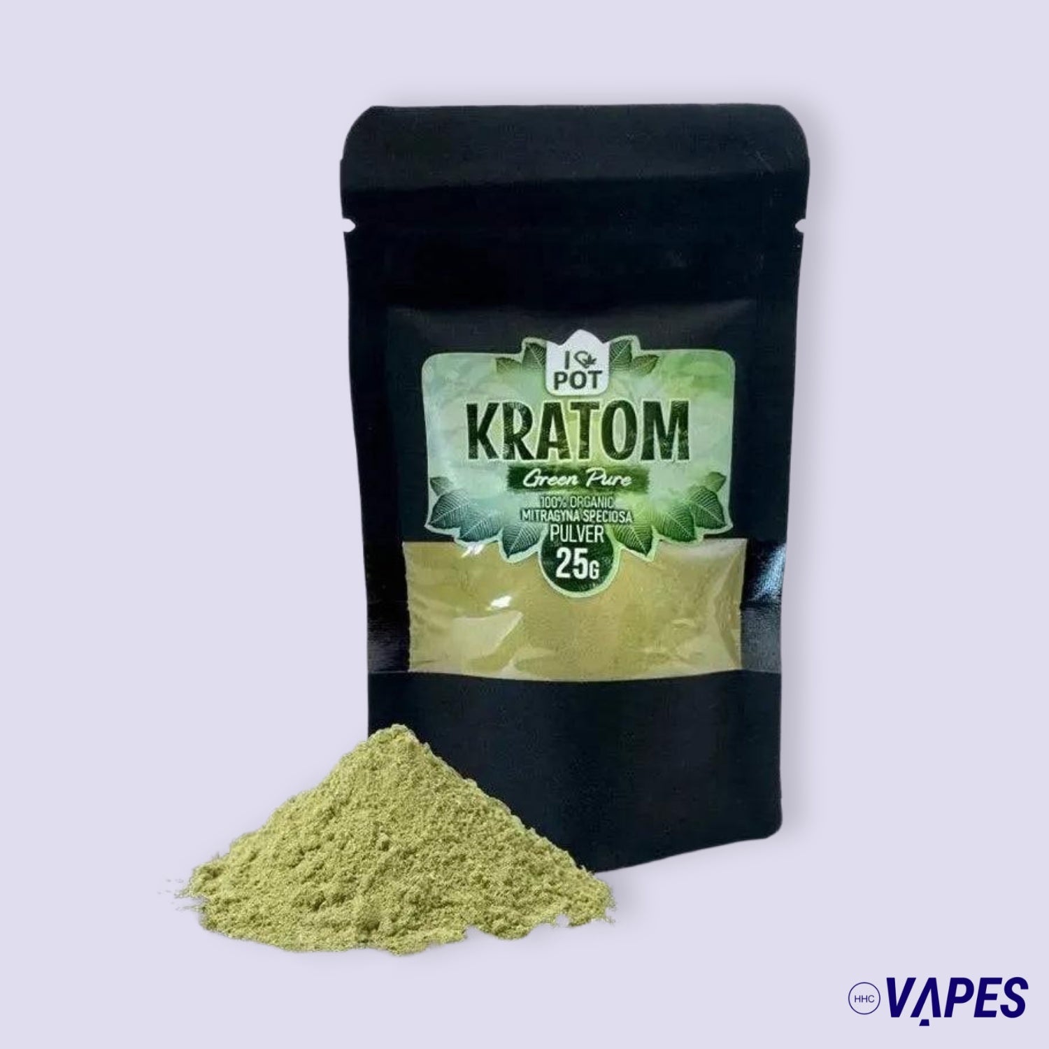 Kratompulver 25g - Pure Green HHC VAPES