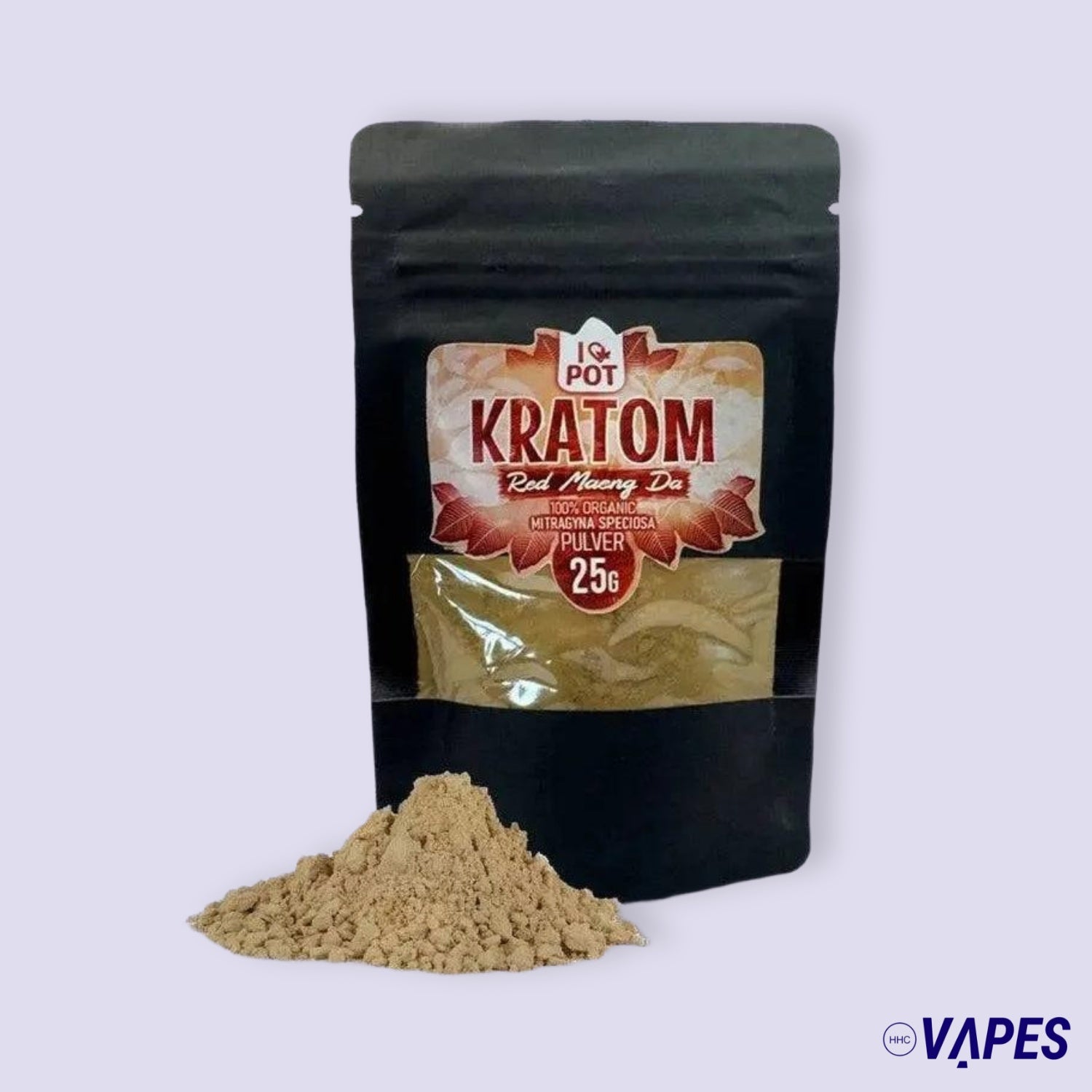 Kratompulver 25g - Red Maeng Da HHC VAPES