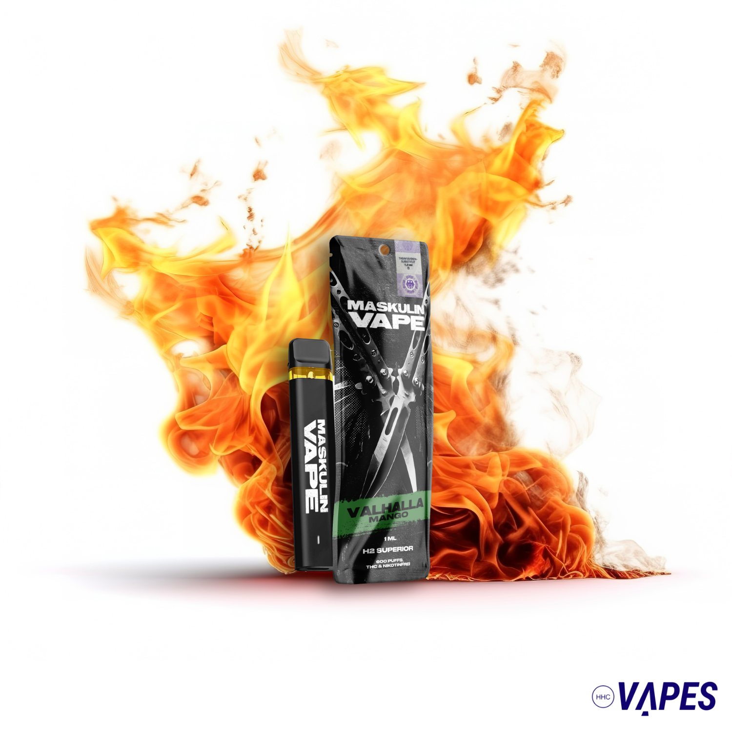 Maskulin Vape H2 Superior Valhalla Mango HHC VAPES
