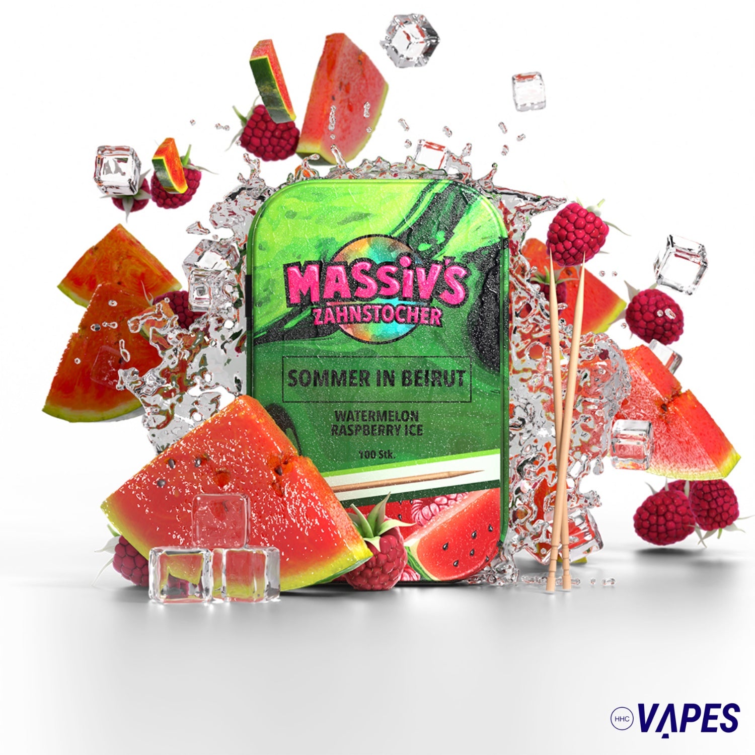 Palillos Massiv - 100 uds. Verano en Beirut Vaper HHC