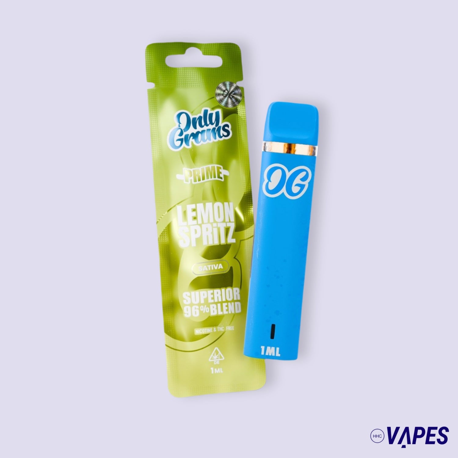 Only Grams Superior Vape Pen 96% - Lemon Spritz HHC VAPES