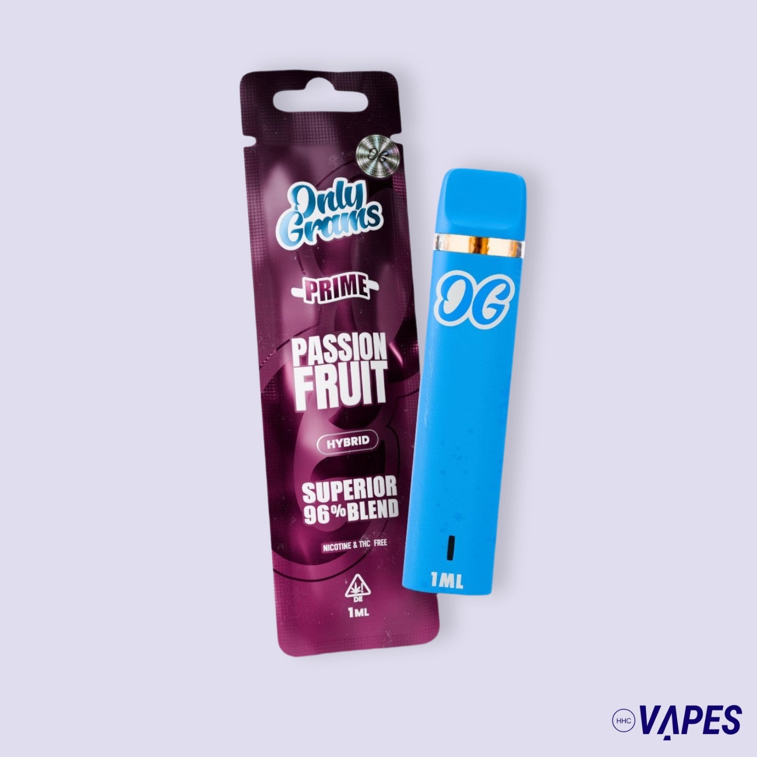 Only Grams Superior Vape Pen 96% - Passionfruit HHC VAPES