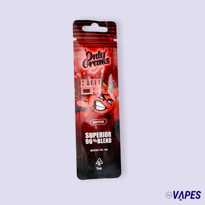 OnlyGrams Superior Vape Pen 96% Blood Orange (Halloween Special) HHC VAPES