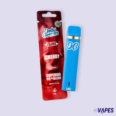 OnlyGrams Superior Vape Pen 96% - Cherry HHC VAPES
